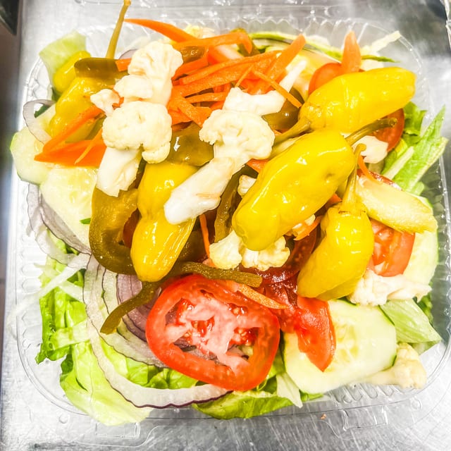 House Salad with Grilled Chicken.