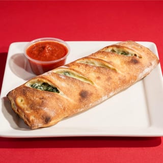 Spinach Saute & Mozzarella Stromboli