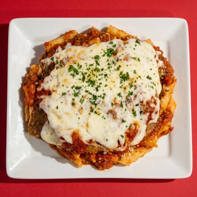 Eggplant Parmigiana.