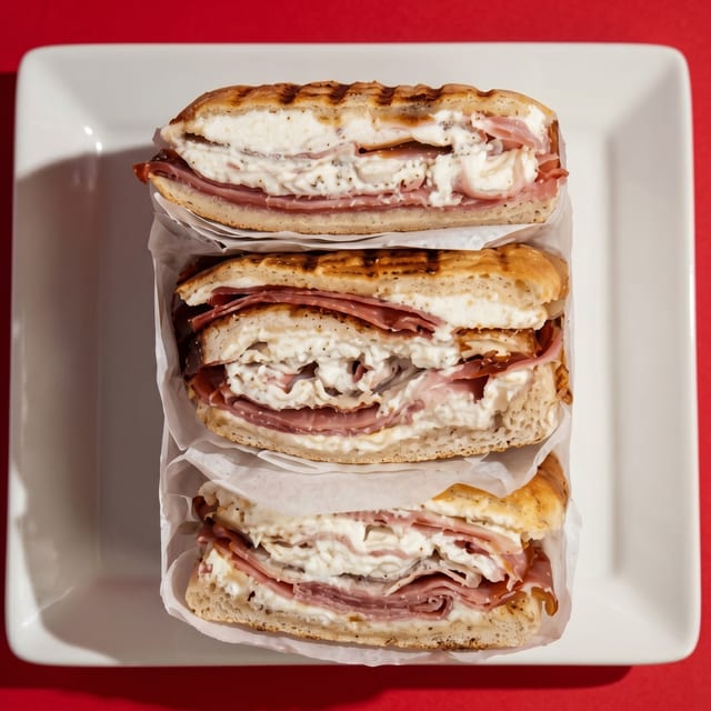Chicken Cordon Bleu Panini.