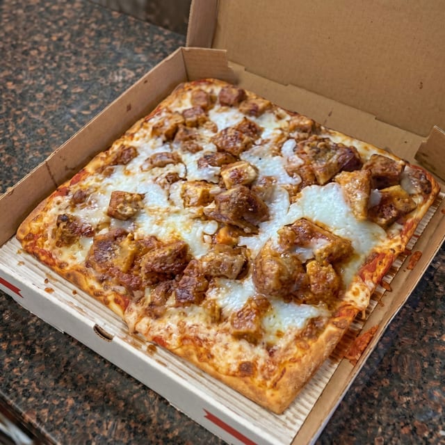 Buffalo Chicken Pizza.