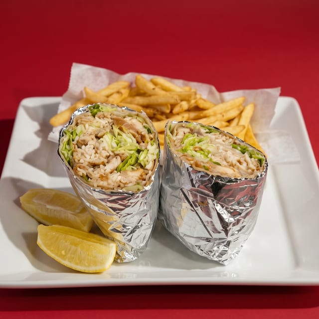 Chicken Cheesesteak Wrap.