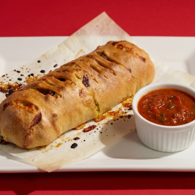 Traditional Stromboli.